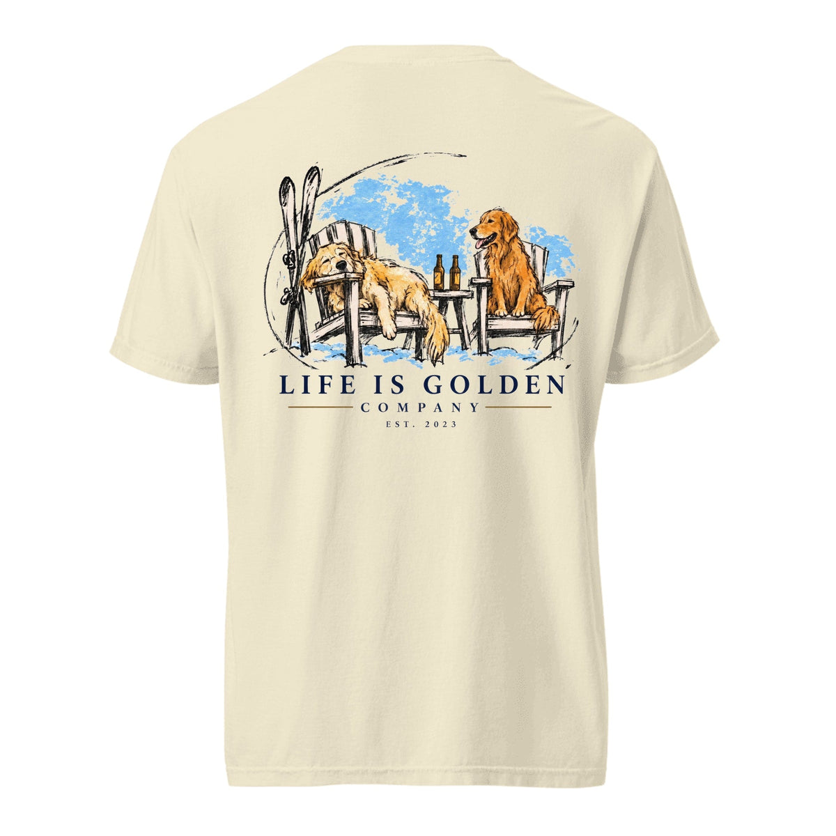 Last Chair Heavyweight Tee — Ivory