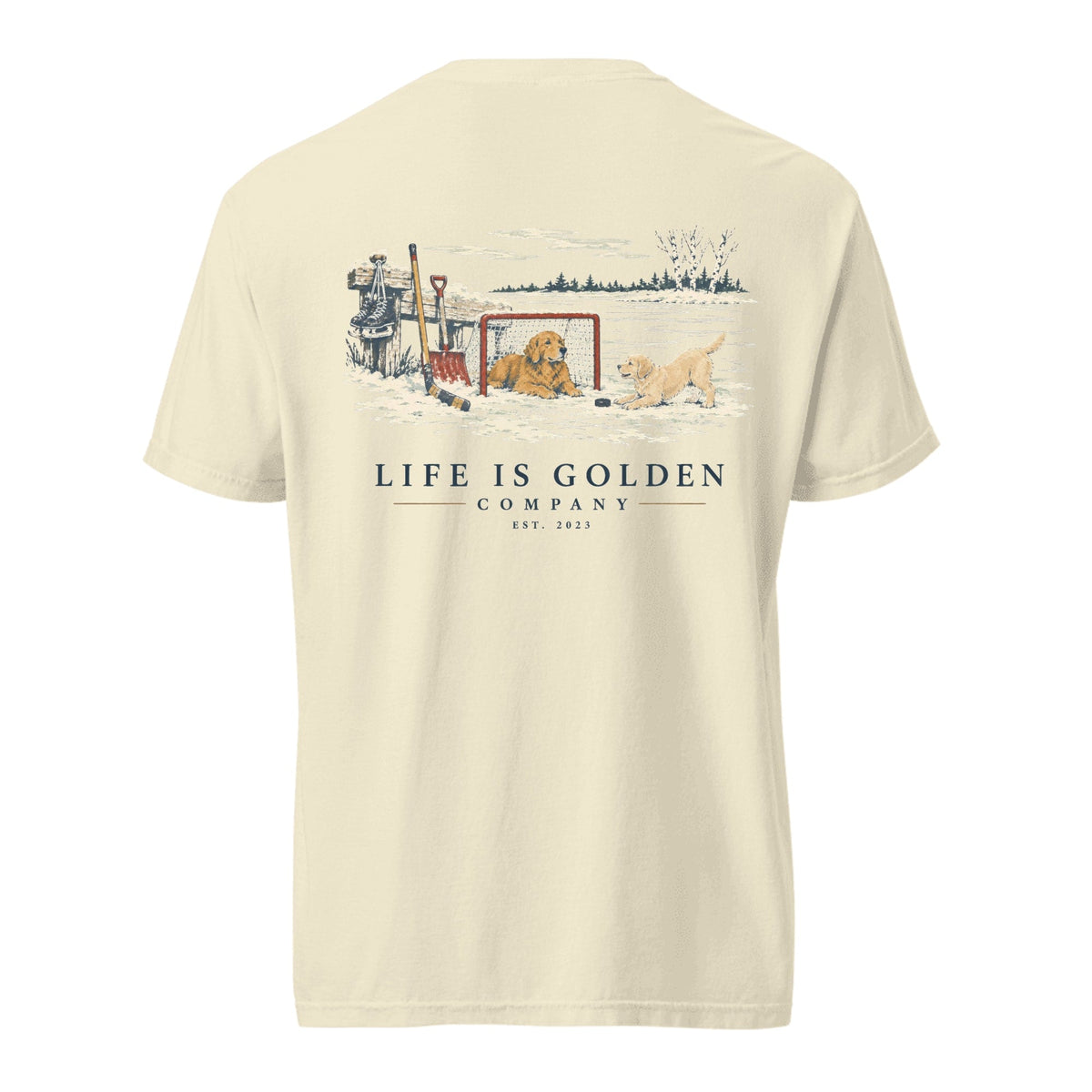Pondside Intermission Heavyweight Tee — Ivory