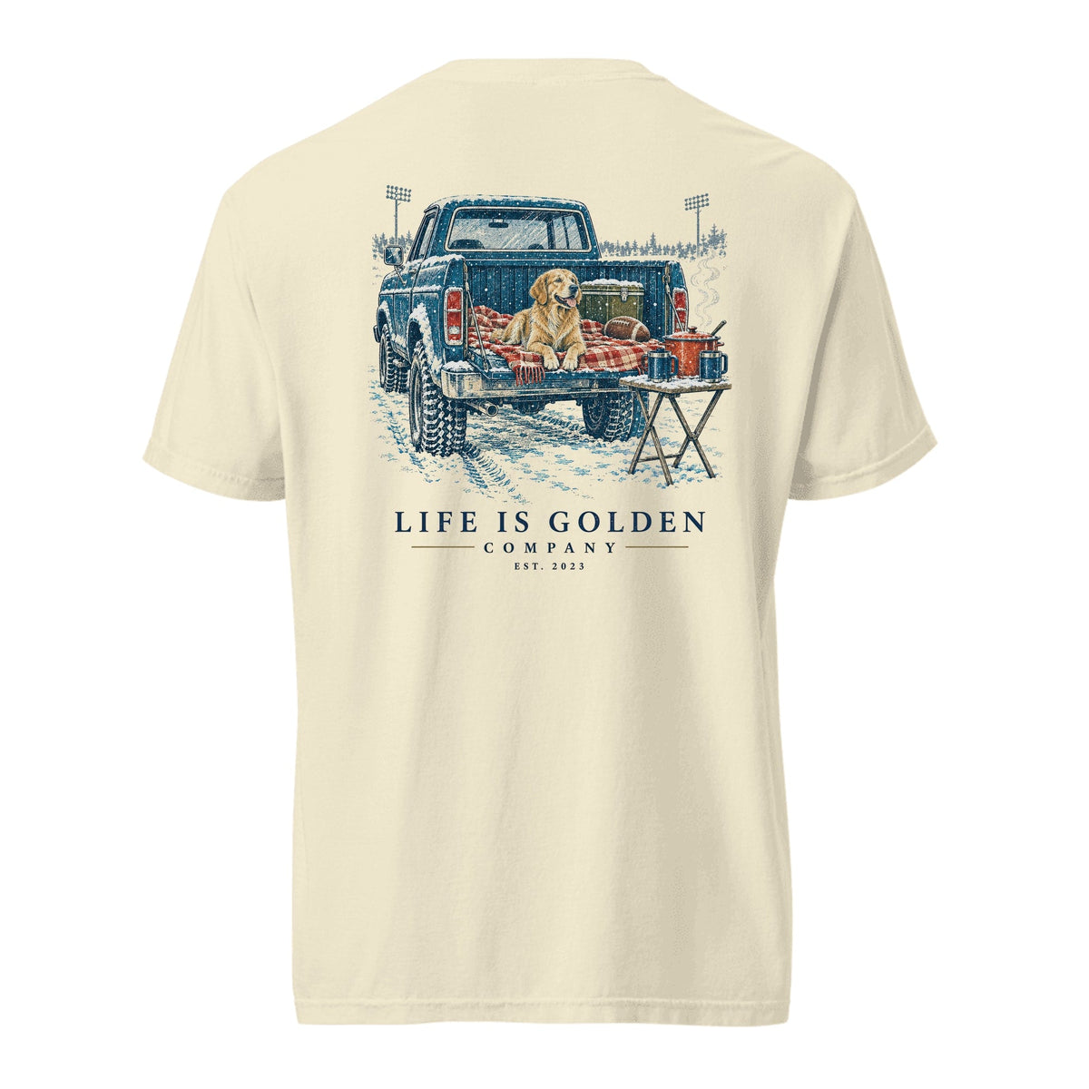 The Tailgate Chili Heavyweight Tee — Ivory