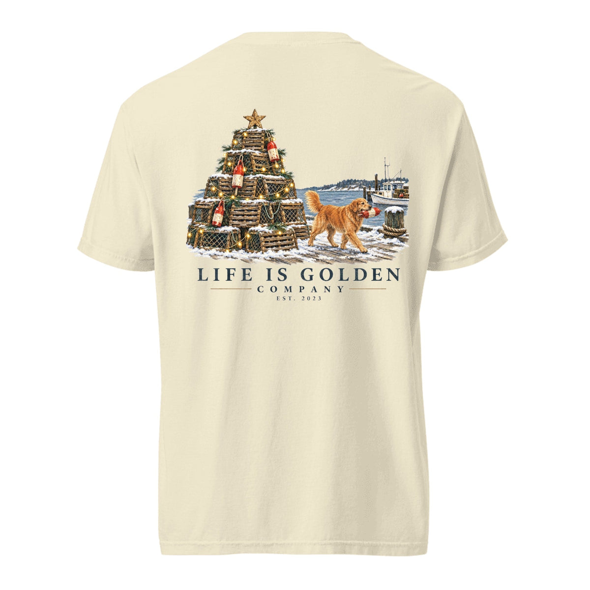 Buoy Borrower Heavyweight Tee — Ivory