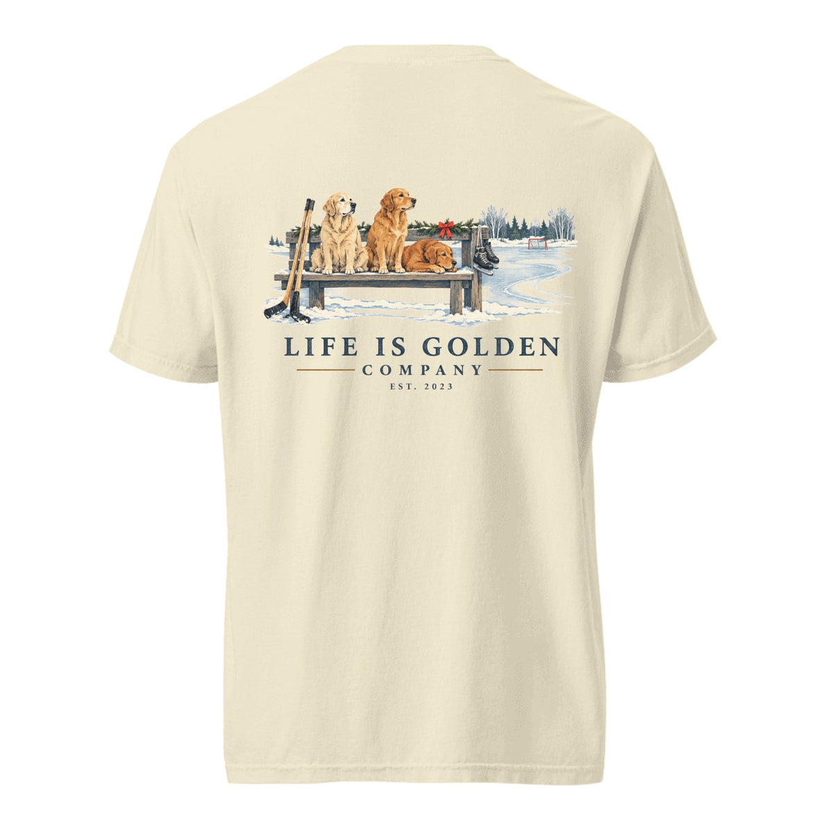 Benchwarmers Heavyweight Tee — Ivory