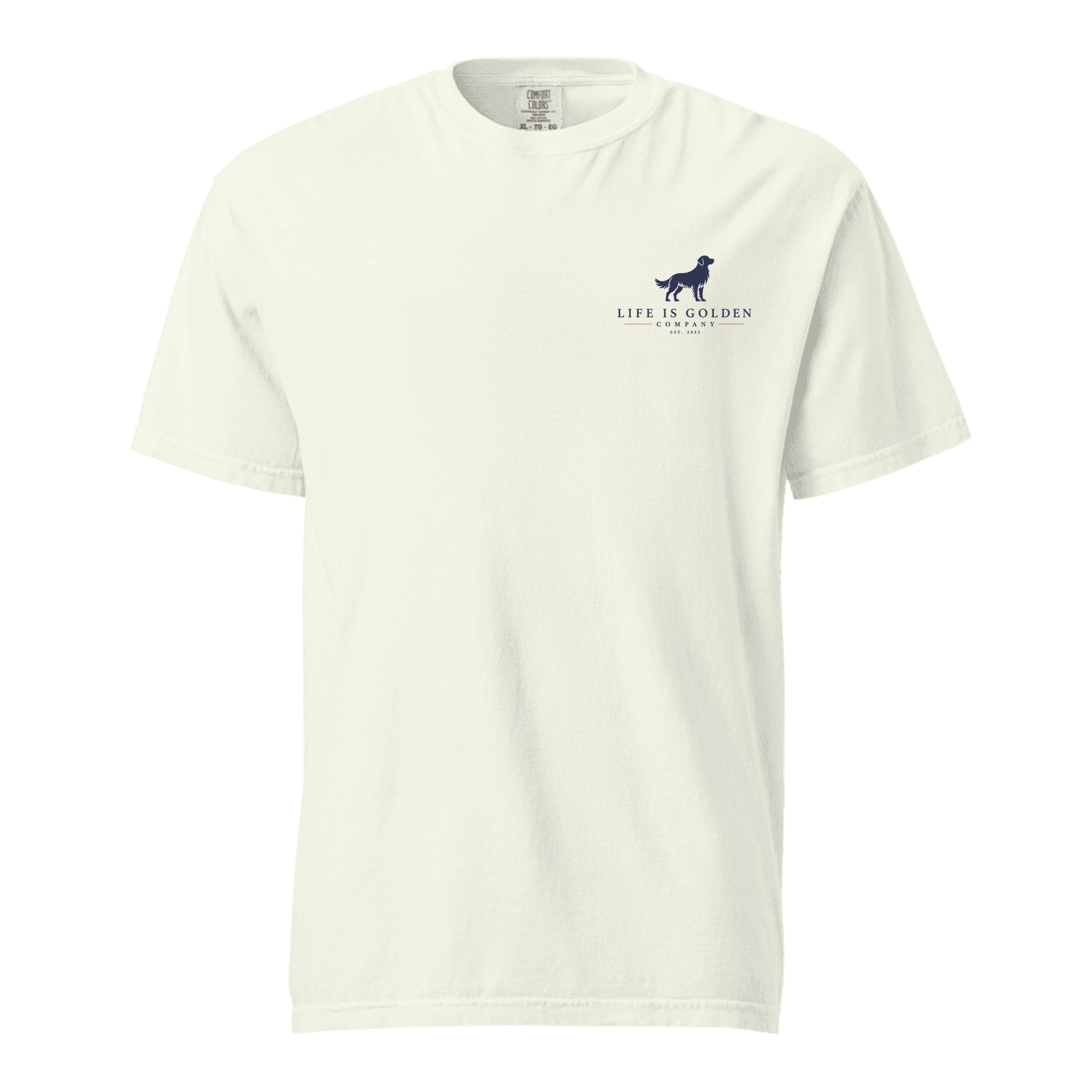 Custom #15885 Heavyweight Tee — Ivory (front)
