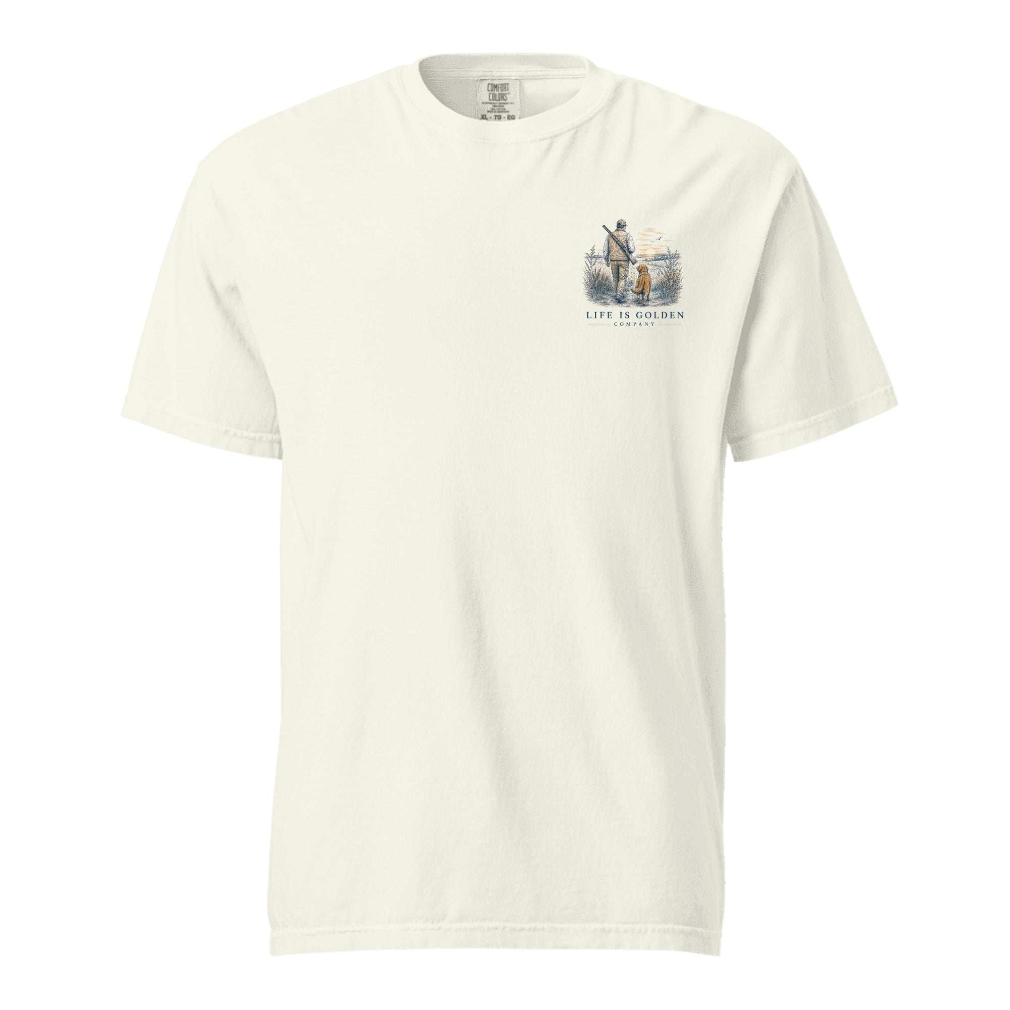 The First Light Heavyweight Tee — Ivory (front)