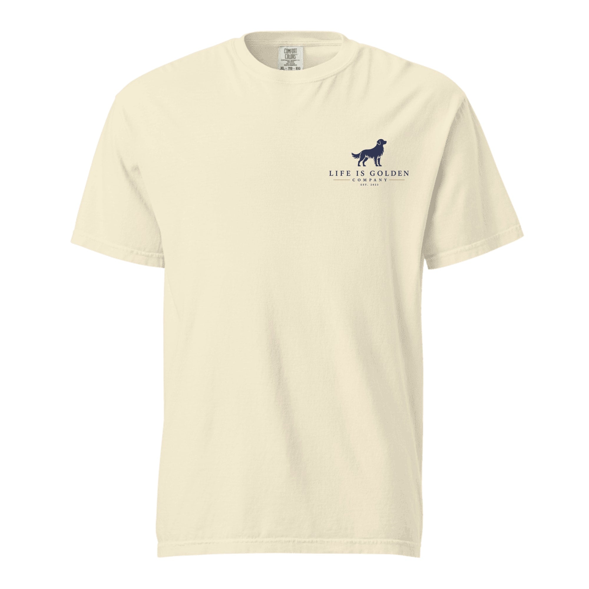 The Friday Night Lights Heavyweight Tee — Ivory (front)