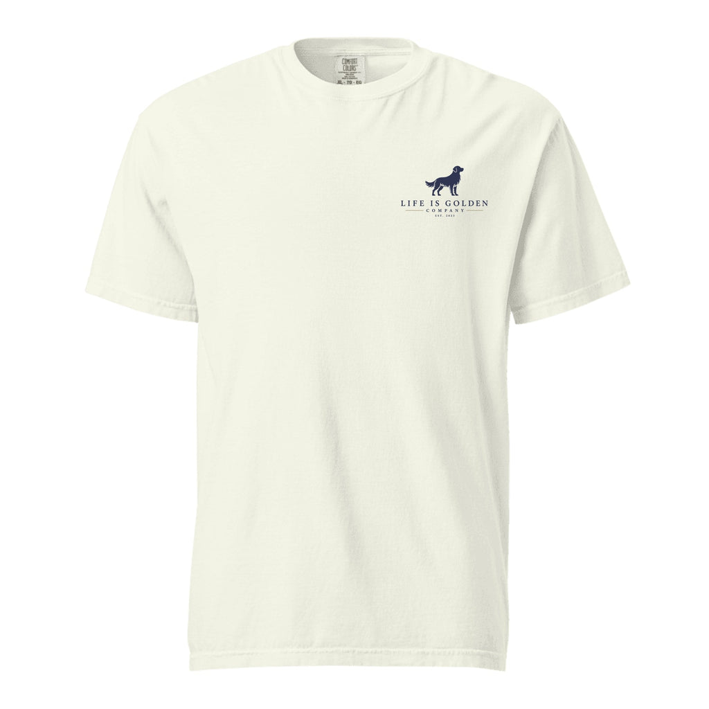 The Umbrella Line Heavyweight Tee — Ivory (front)
