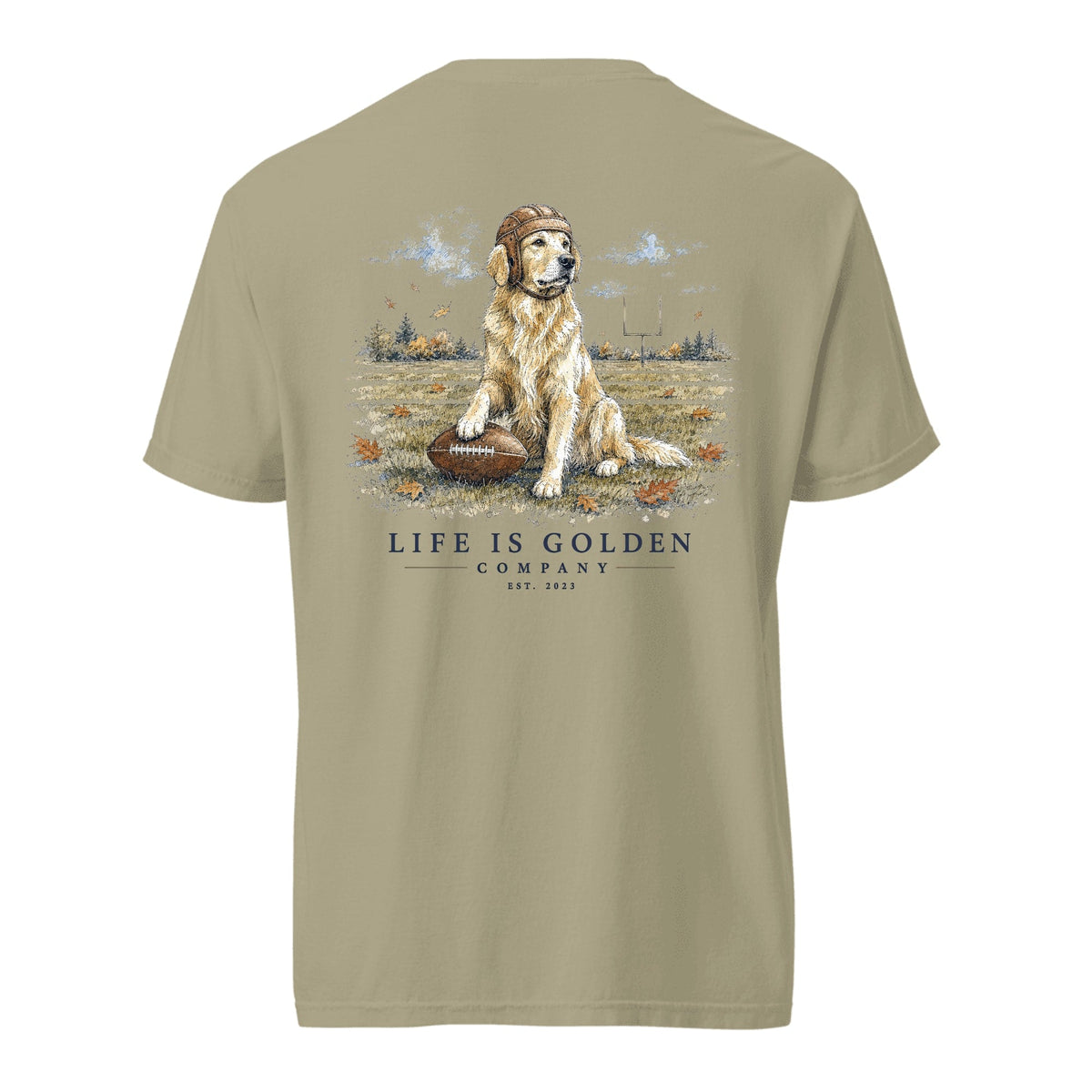 The Friday Night Lights Heavyweight Tee — Khaki