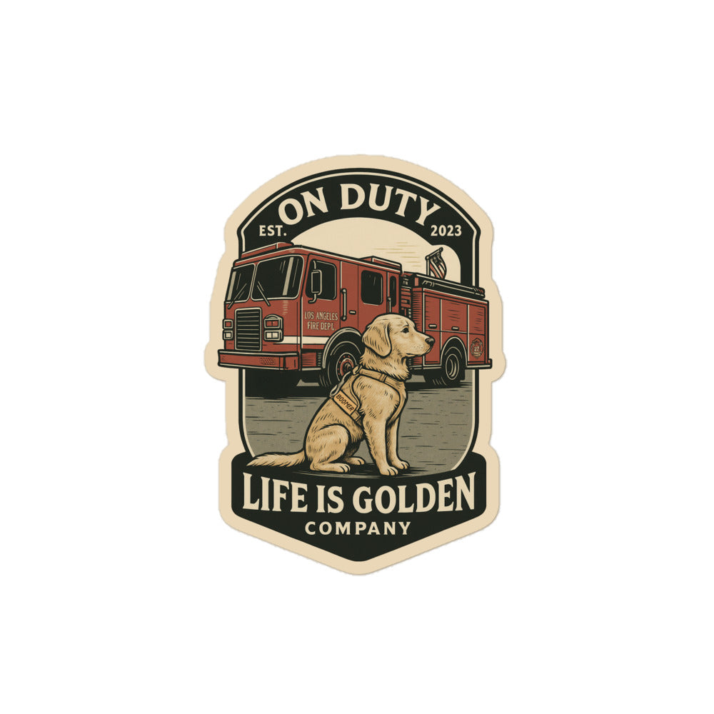 Station Support Dog Sticker
