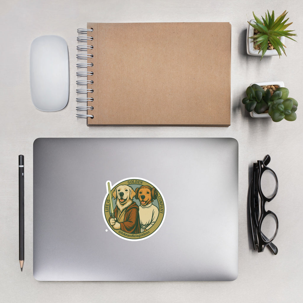 Luke and Leia Decal