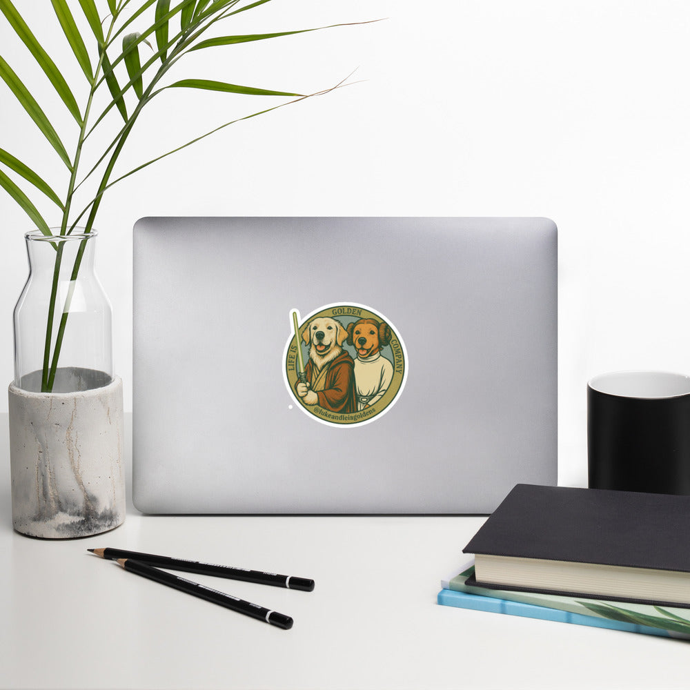 Luke and Leia Decal