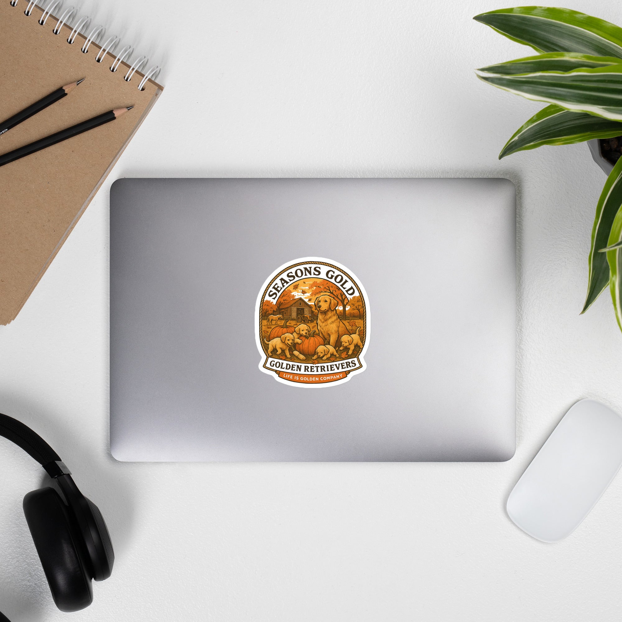 Seasons Gold Autumn Decal
