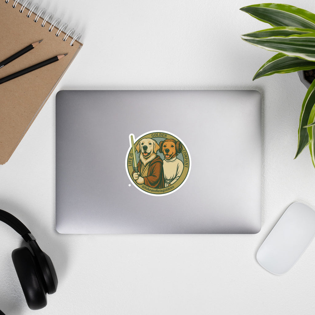 Luke and Leia Decal