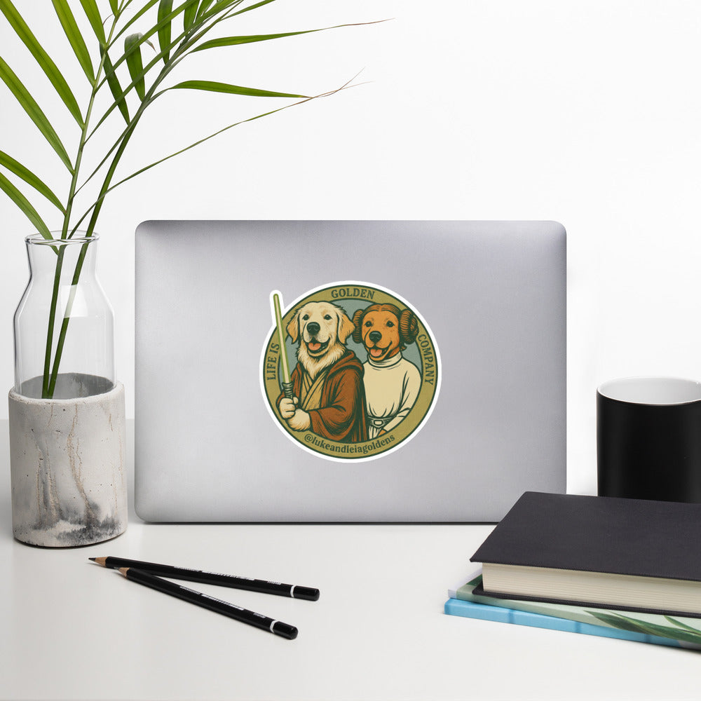 Luke and Leia Decal