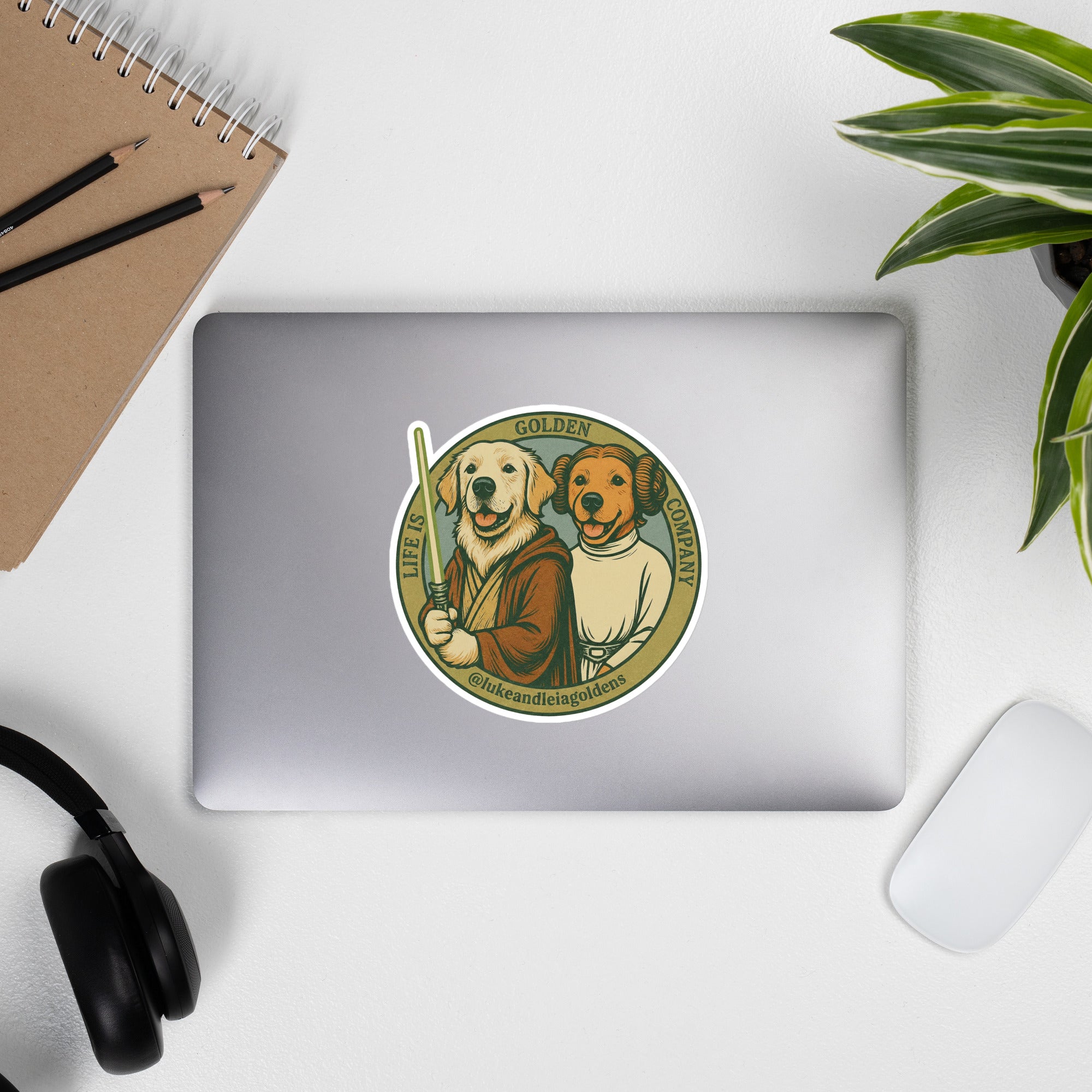 Luke and Leia Decal