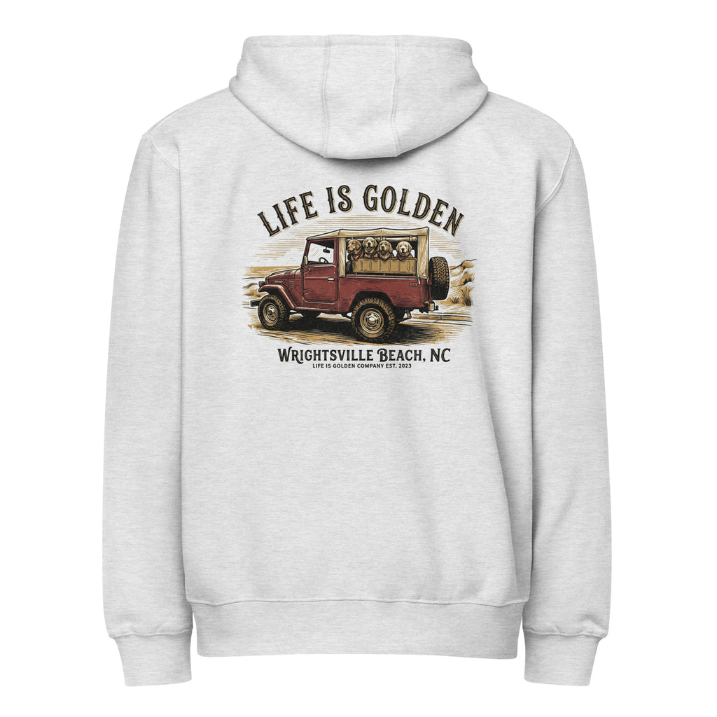 Wrightsville Beach Unisex full zip hoodie