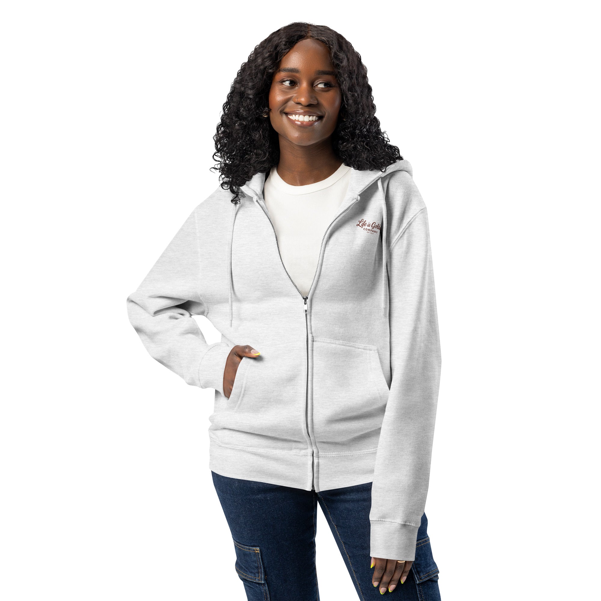 Wrightsville Beach Unisex full zip hoodie