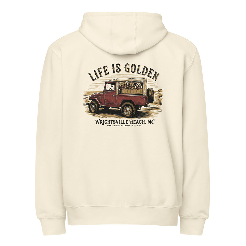 Wrightsville Beach Unisex full zip hoodie