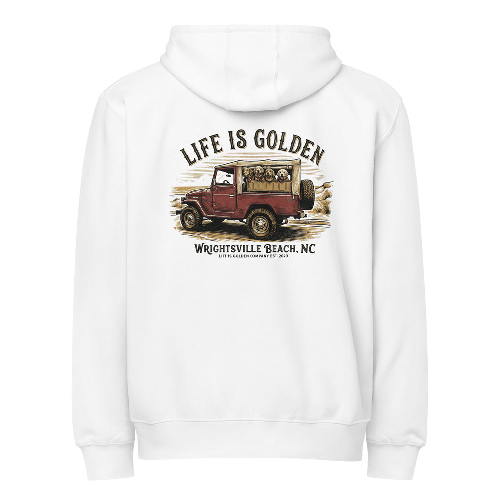 Wrightsville Beach Unisex full zip hoodie