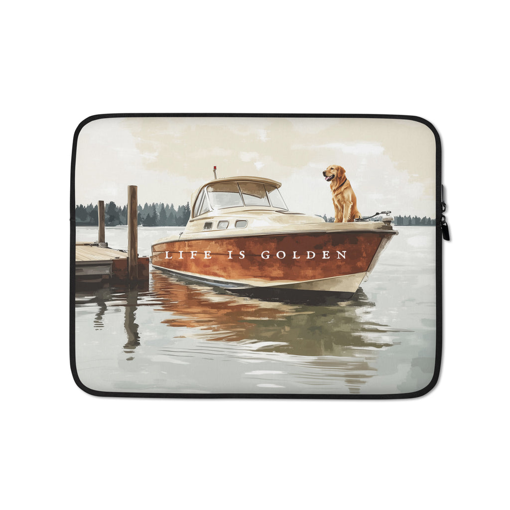 Anchors Away Retriever Laptop Sleeve