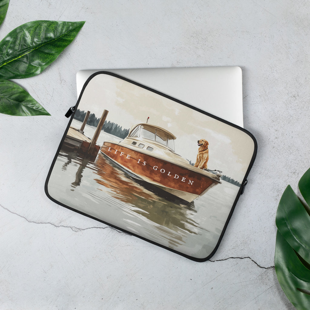 Anchors Away Retriever Laptop Sleeve
