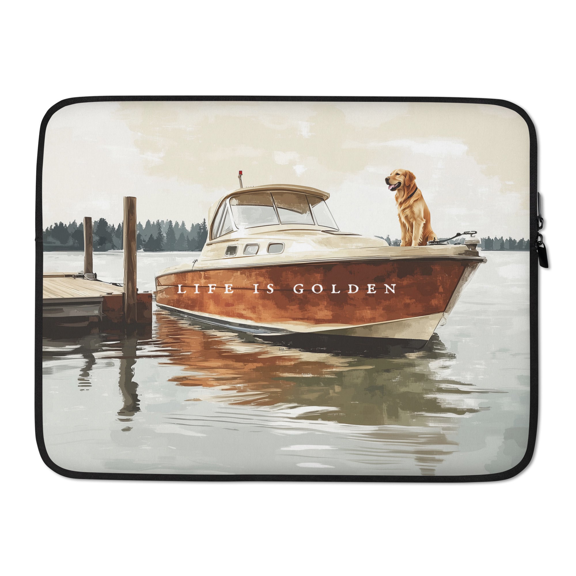 Anchors Away Retriever Laptop Sleeve
