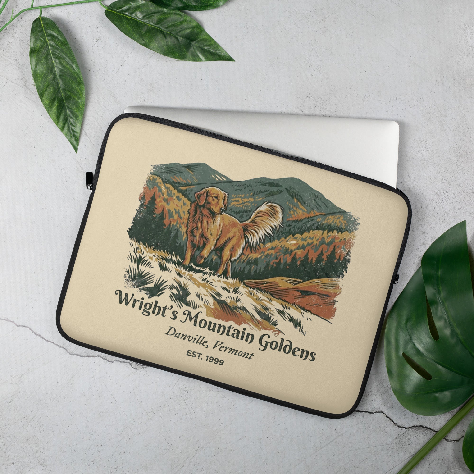 Wright's Mountain Goldens Laptop Sleeve