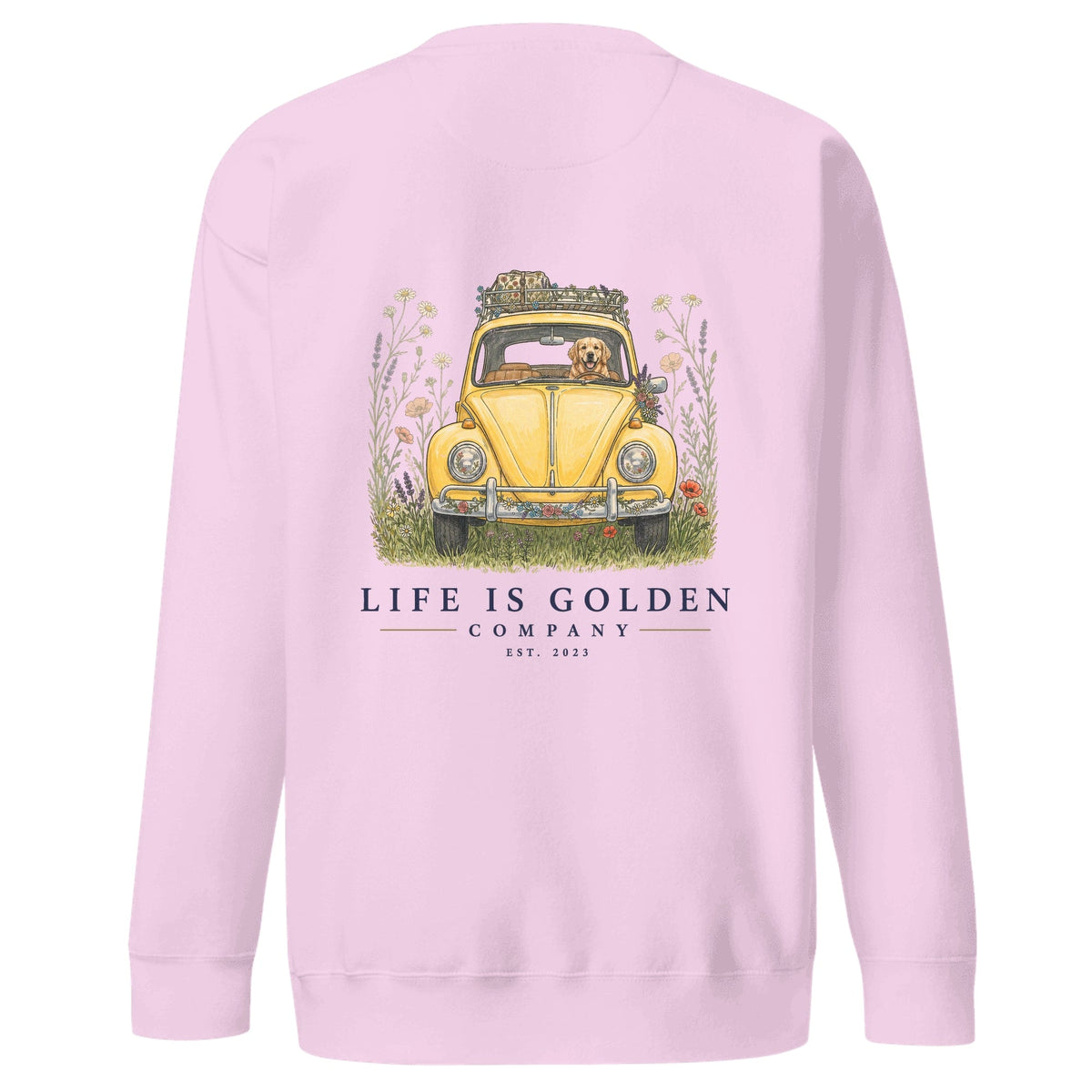 The Wildflower Detour Crewneck — Lavender