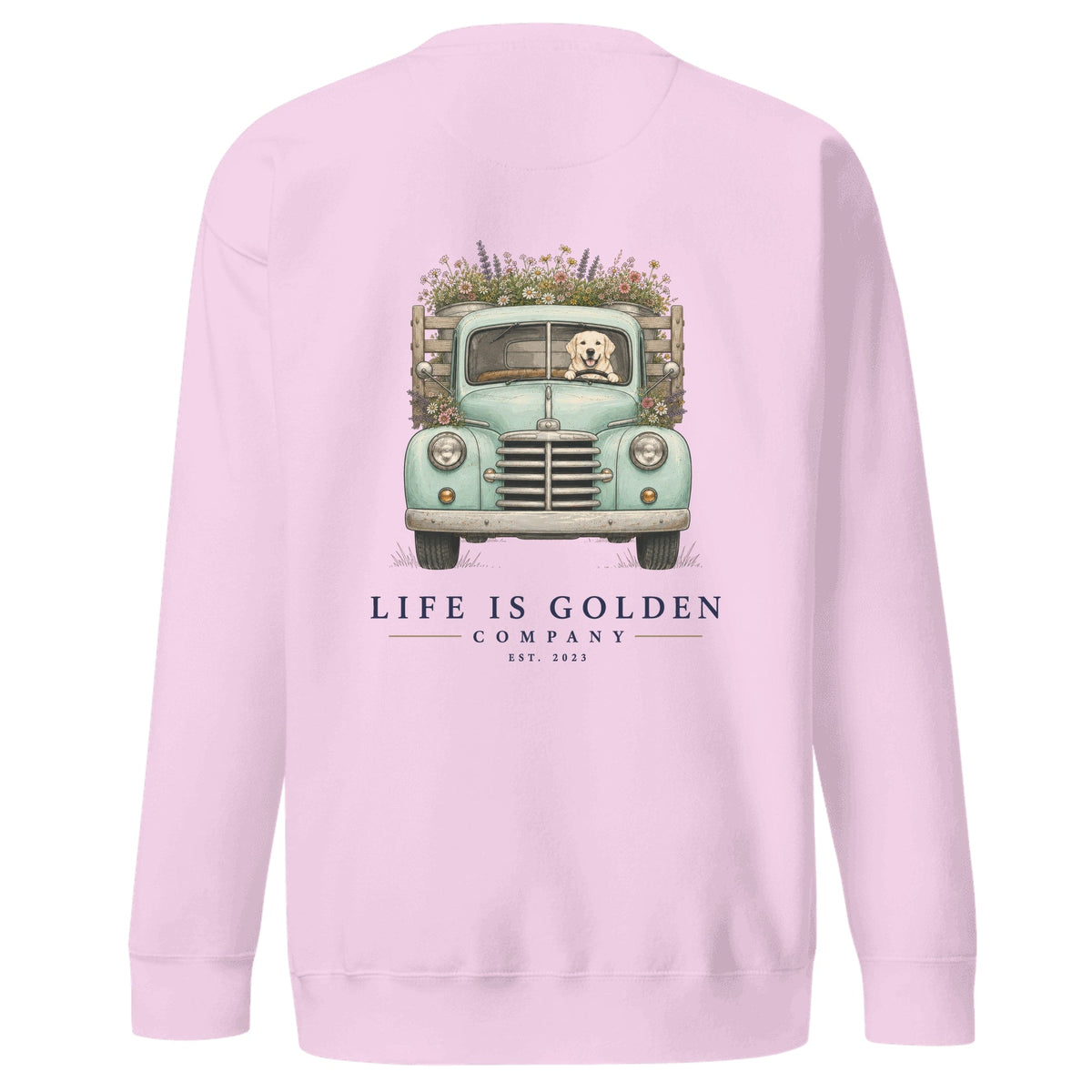 The Market Run Crewneck — Lavender