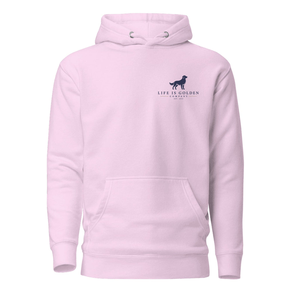 The Wildflower Detour Hoodie — Lavender (front)