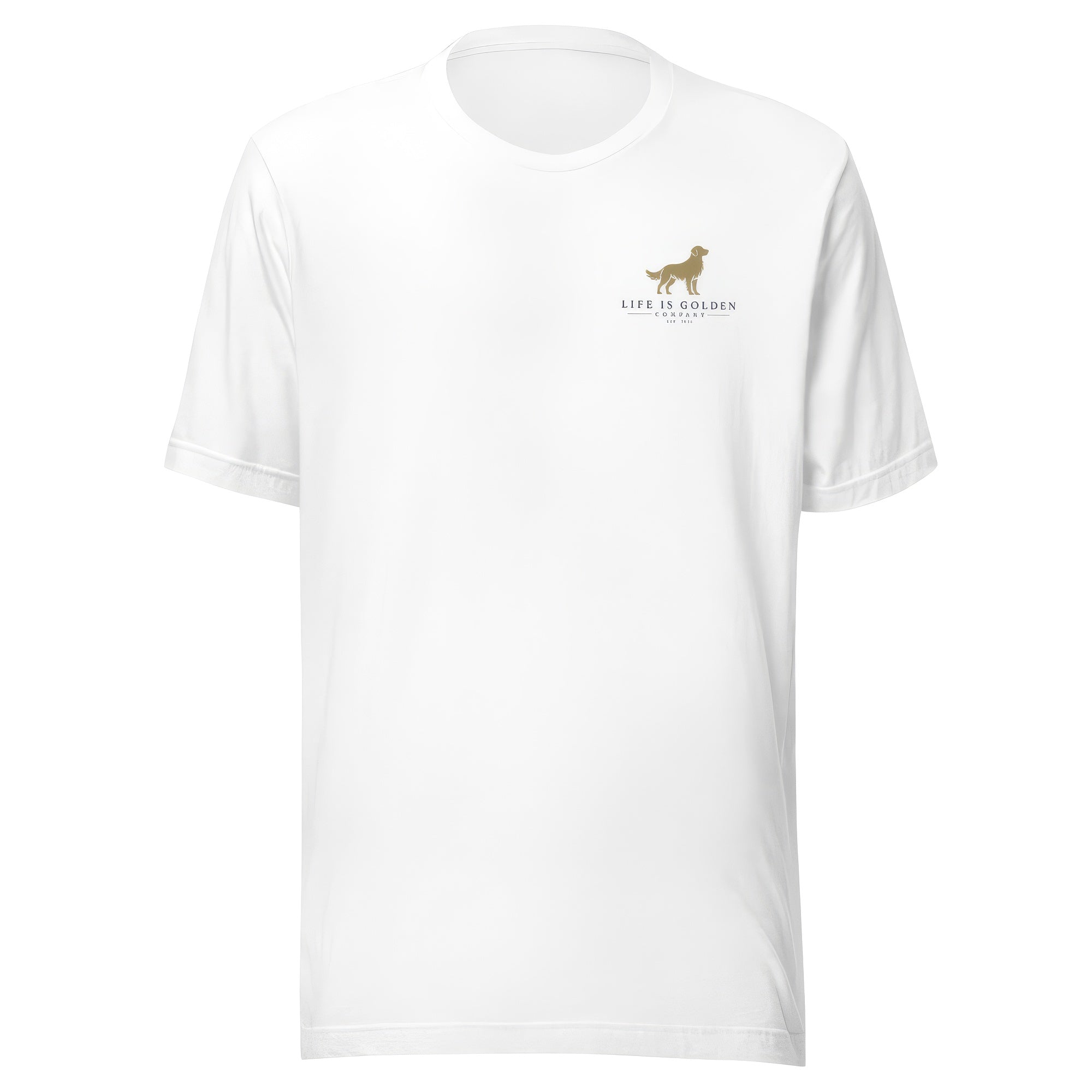 The Last Cast Tee — White, front chest, ghost
