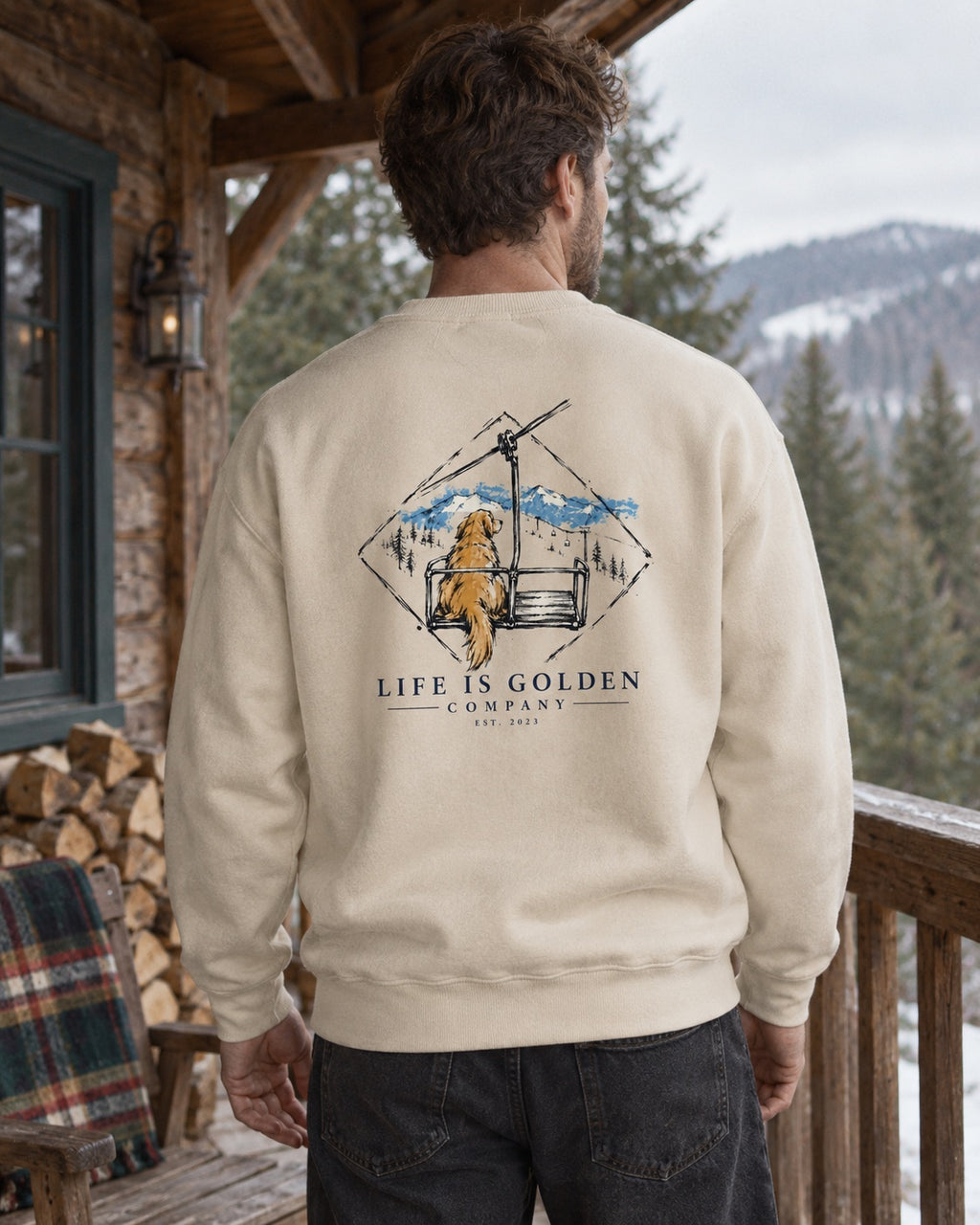 The Ride Up Crewneck — lifestyle