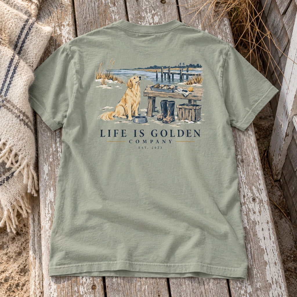 Oyster Shed Lunch Heavyweight Tee — lifestyle