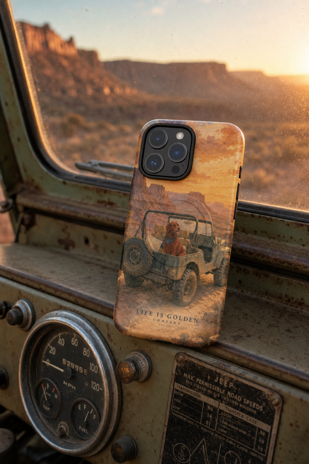 The Canyon Run Case — lifestyle