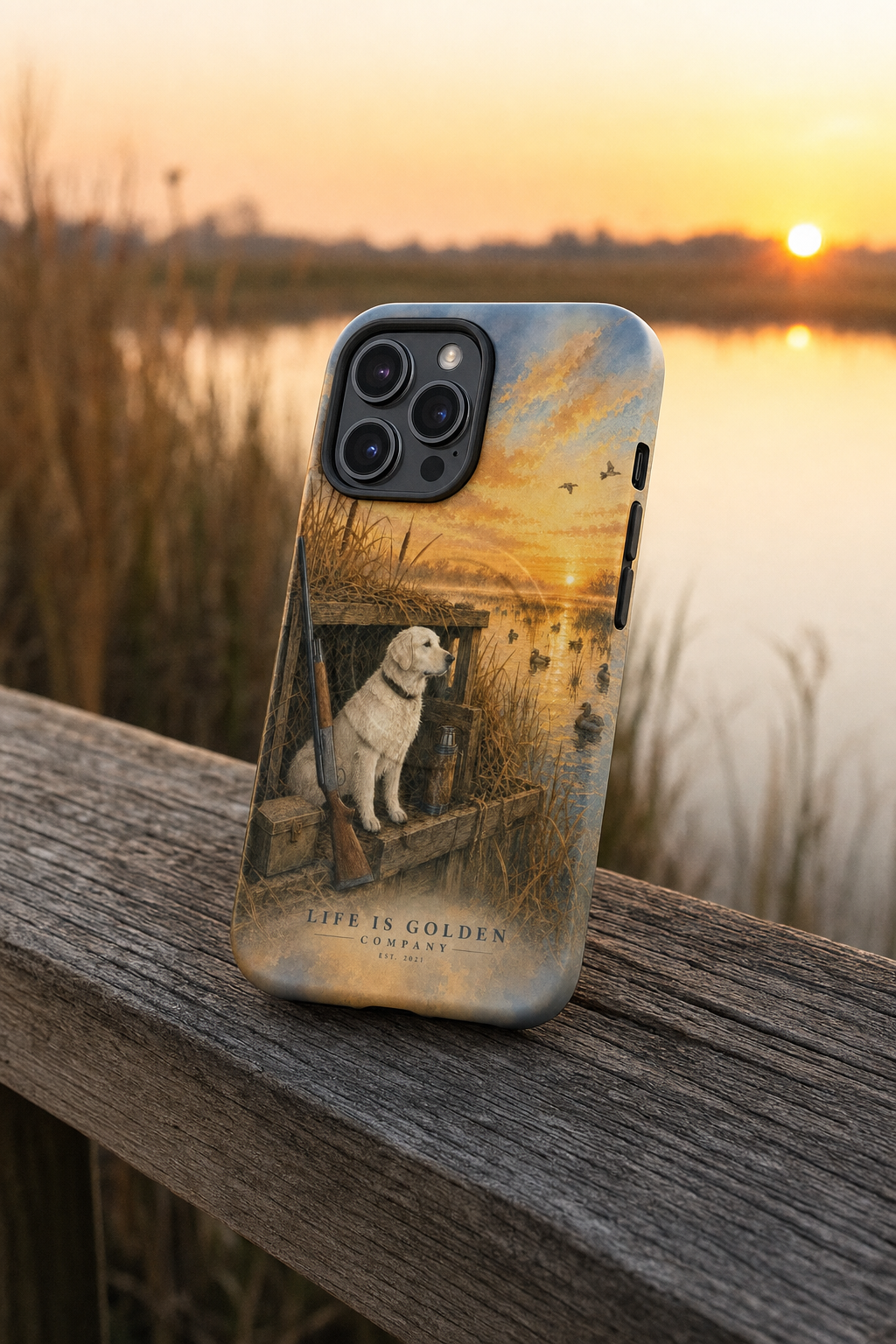 The Duck Blind Case — lifestyle