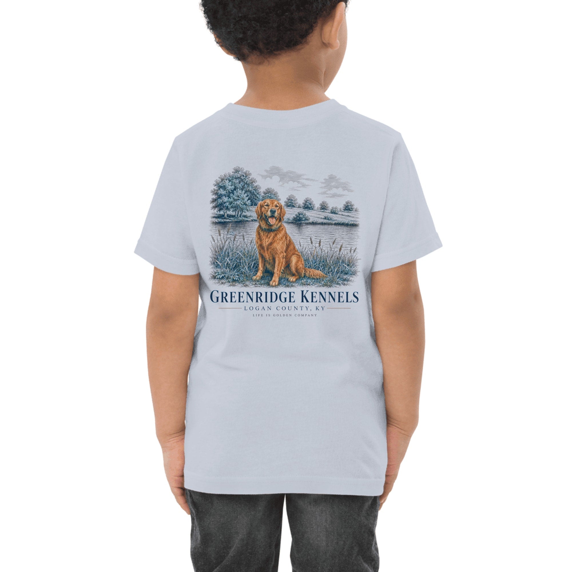 The Still Water Toddler Tee — Light Blue