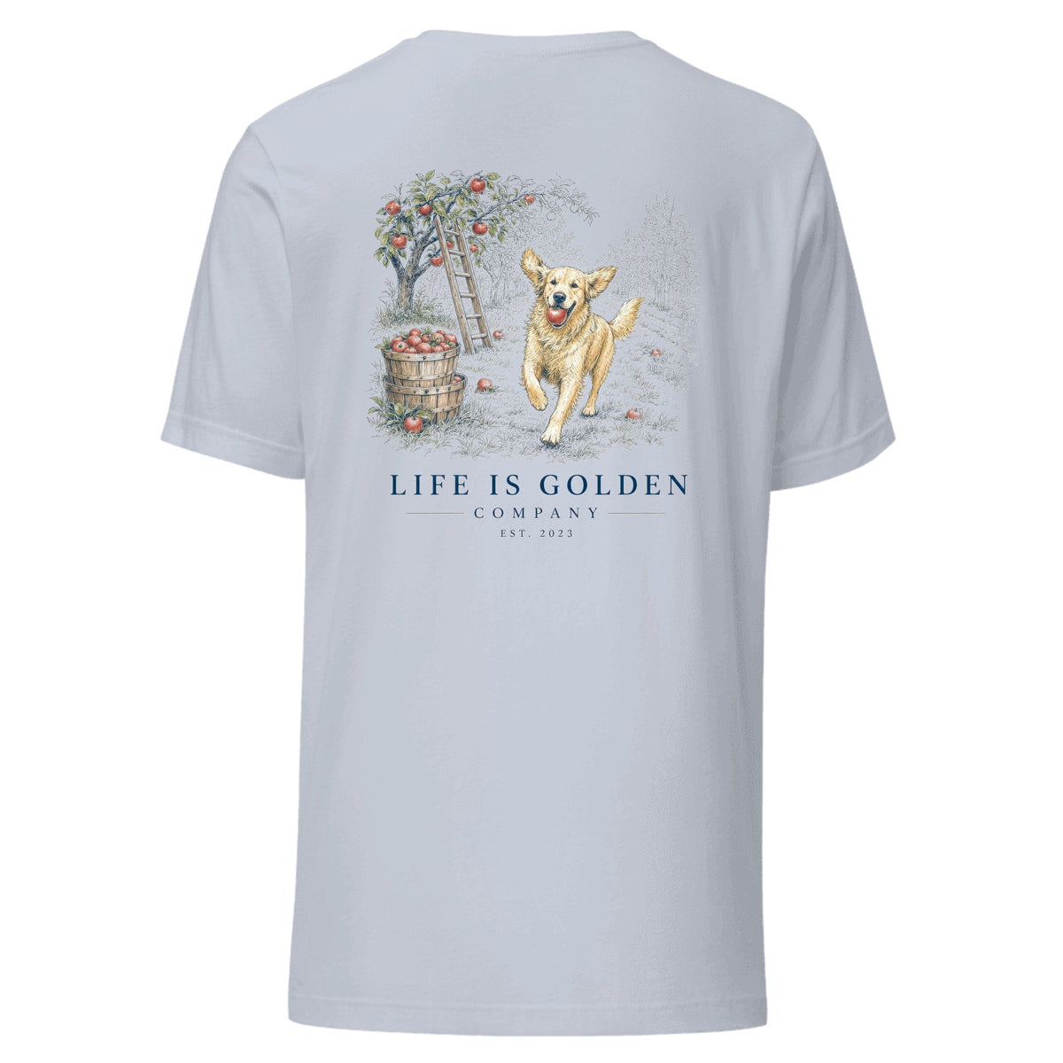 The Orchard Run Tee — Light Blue