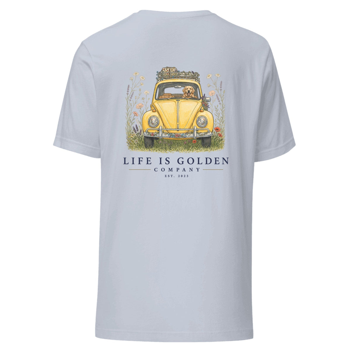 The Wildflower Detour II Tee — Light Blue