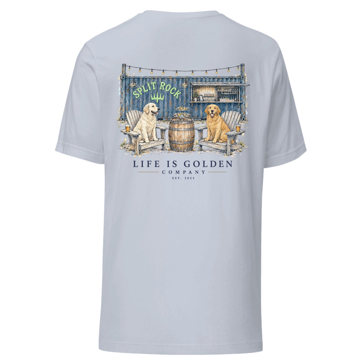 The Raw Bar Tee — Light Blue