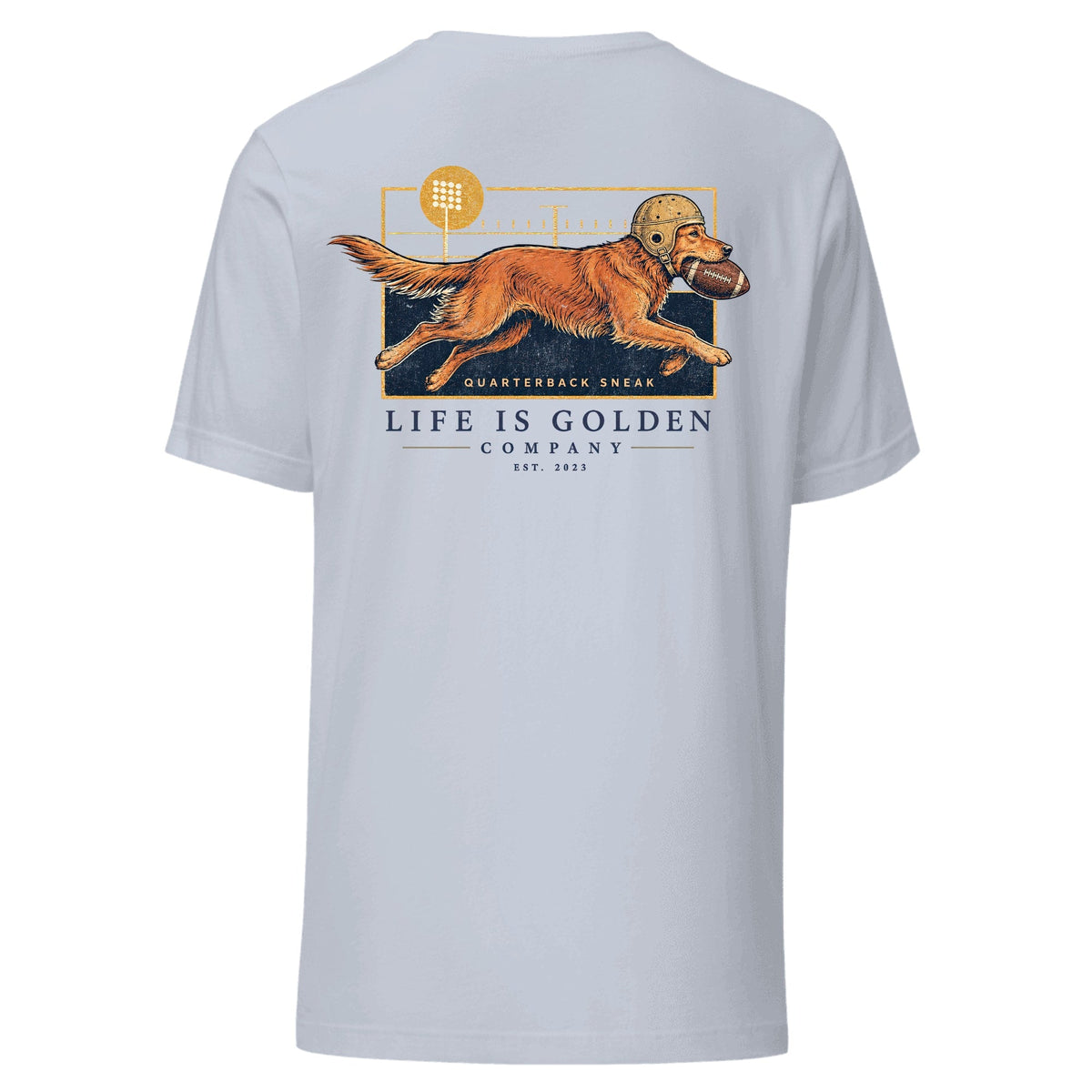The Goal Line Tee — Light Blue
