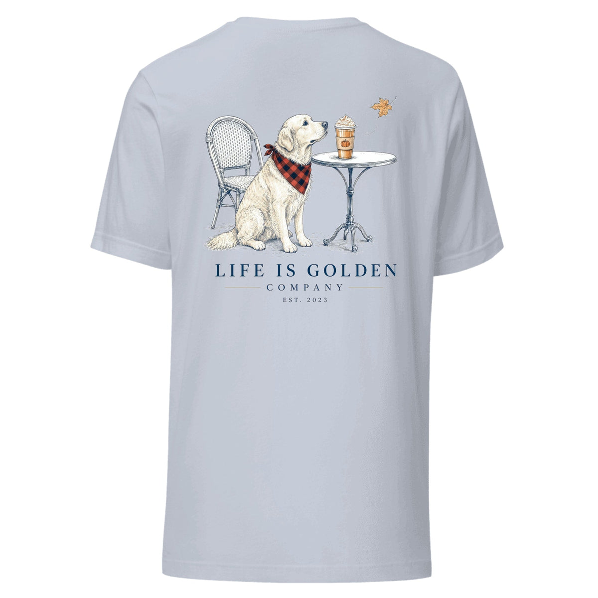 The Pumpkin Spice Tee — Light Blue
