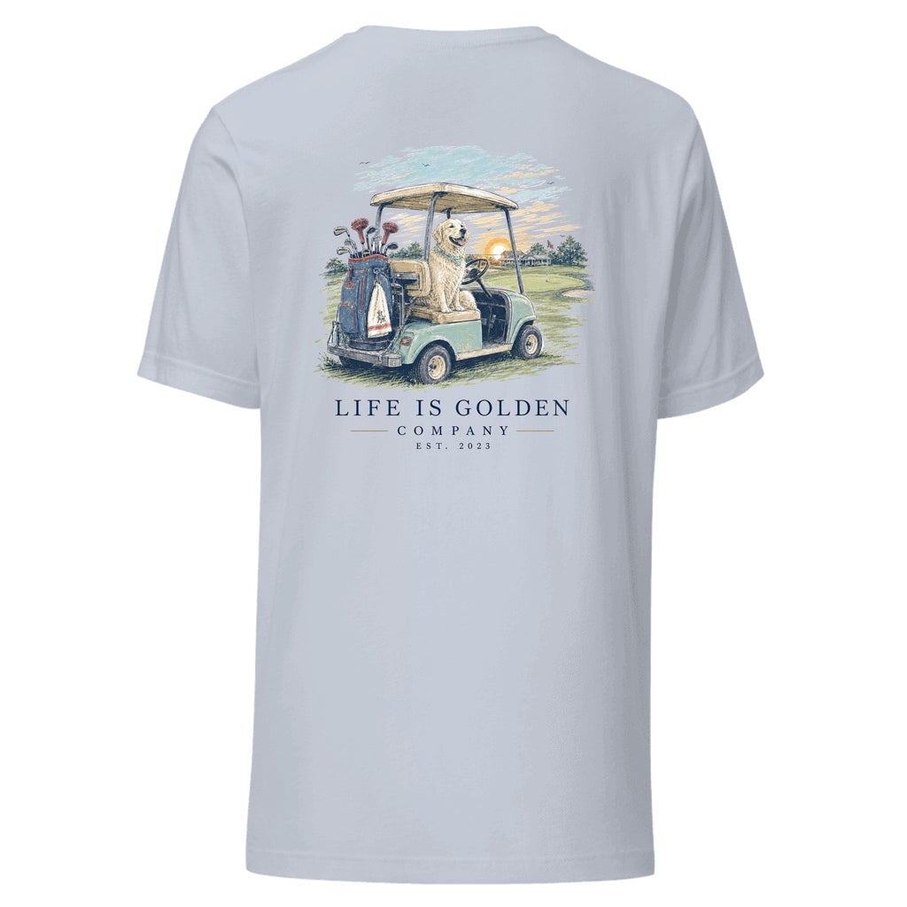 The Cart Path Tee — Light Blue