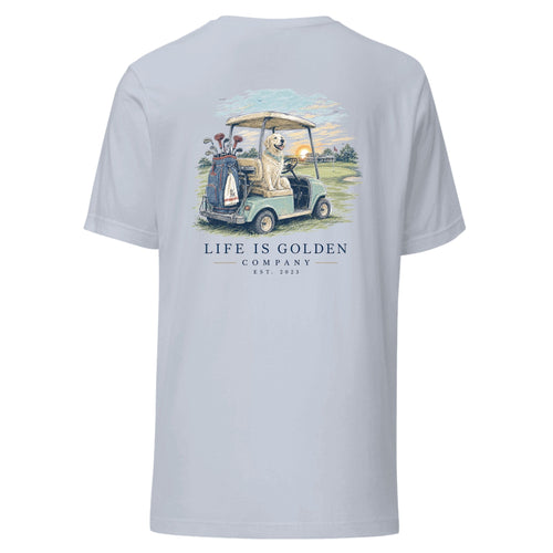 The Cart Path Tee — Light Blue