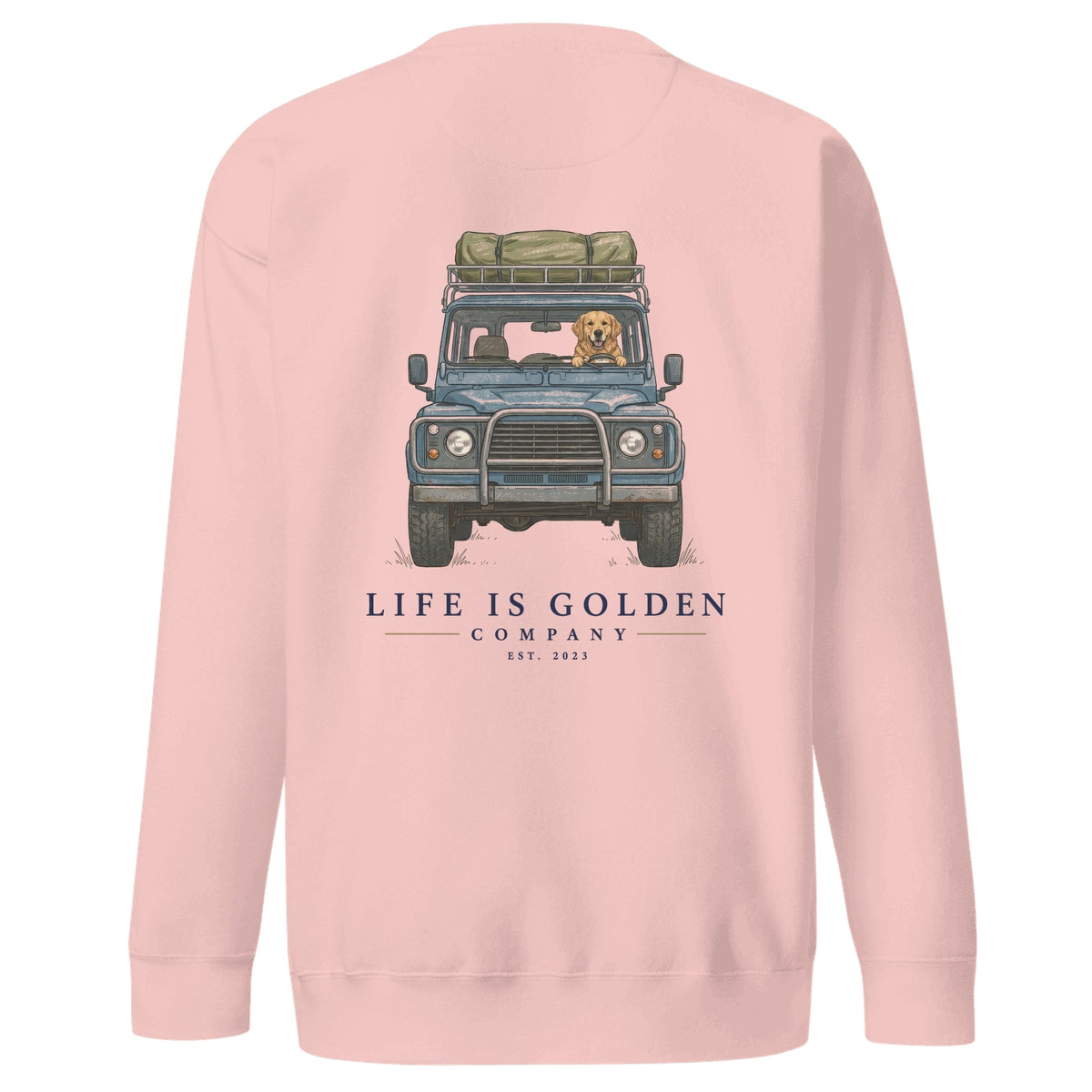 The Base Camp Crewneck — Light Pink