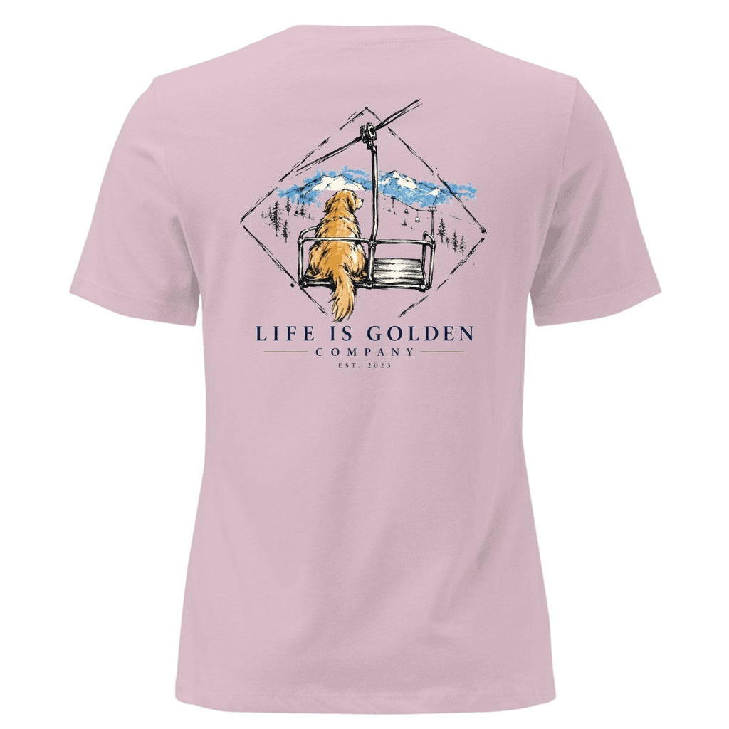The Ride Up Women's Relaxed Tee — Light Violet