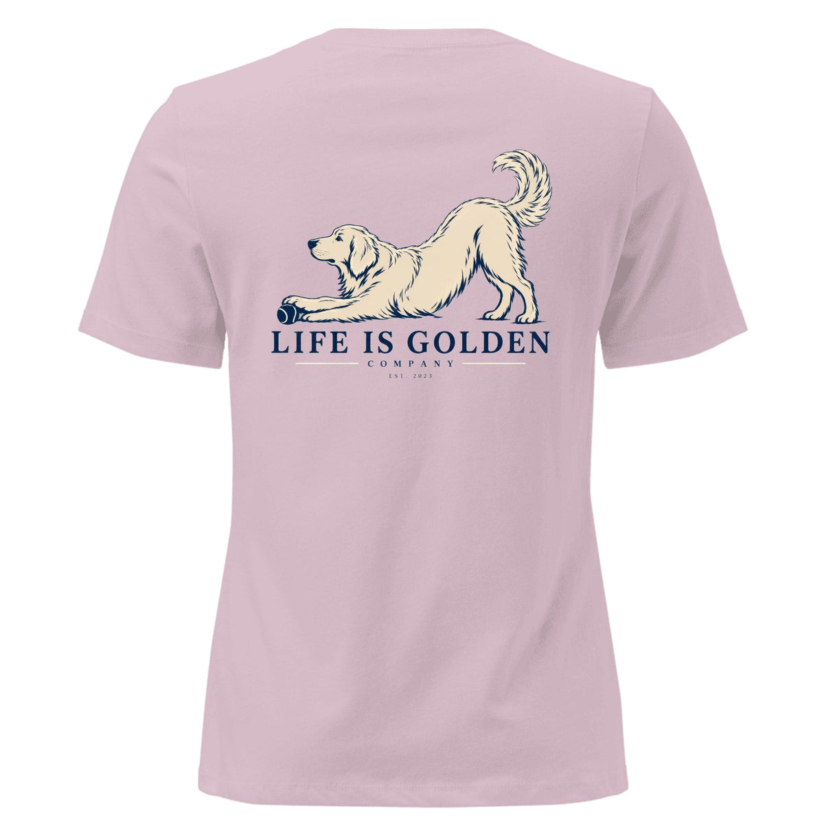 Play Bow Women's Relaxed Tee — Light Violet
