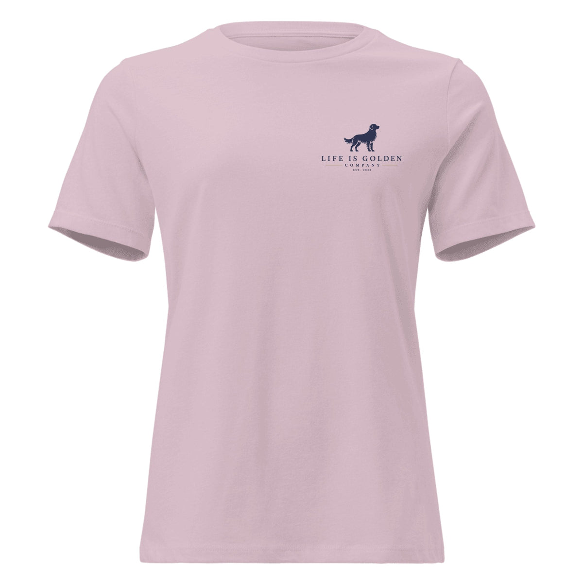 Play Bow Women's Relaxed Tee — Light Violet (front)