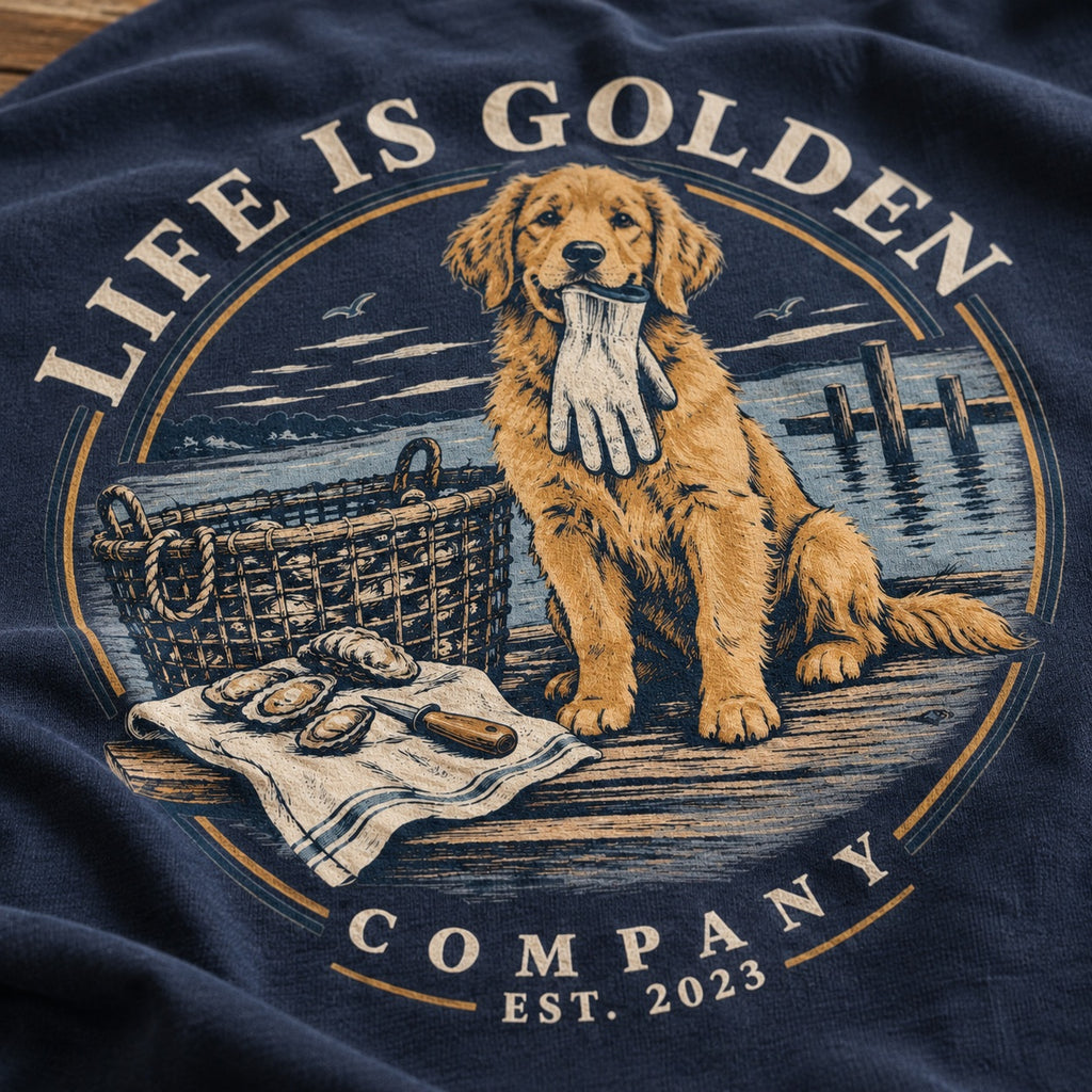 Dockside Delivery Heavyweight Tee — lifestyle