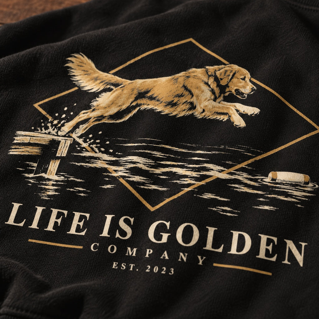 Dockside Leap Crewneck — lifestyle