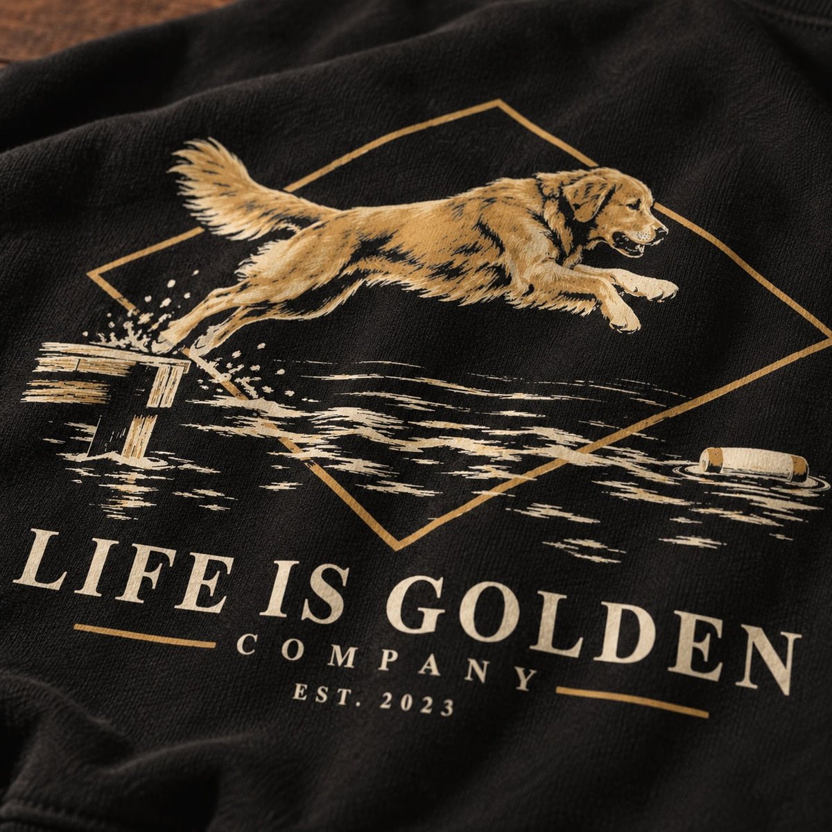 Dockside Leap Crewneck — lifestyle