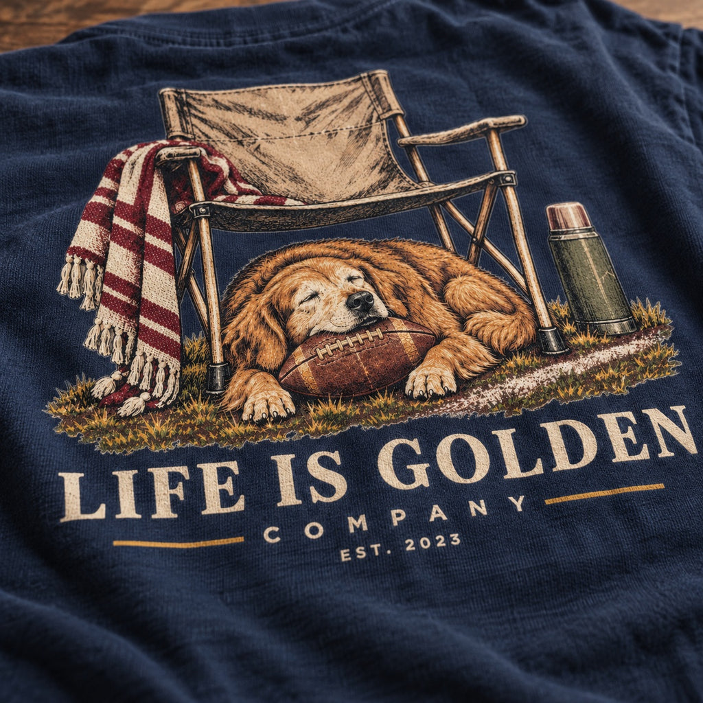 Camp Chair Companion Heavyweight Tee — lifestyle