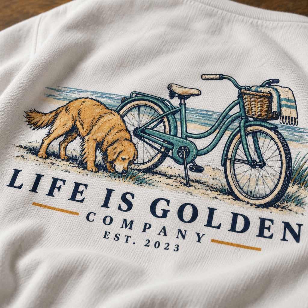 Beach Cruiser Crewneck — lifestyle